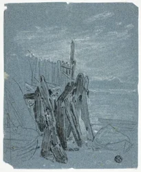Stockade Near Shore