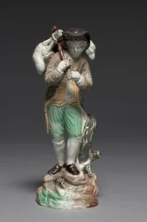 Zaginiona owca, wykonana przez Staffordshire Factory, ok. 1770 r.