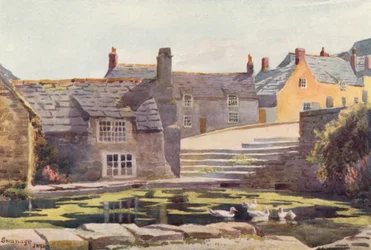 Stary Młyn, Swanage (druk kolorowy)