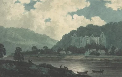 Opactwo Tintern przy Moonlight, ca. 1789.