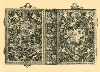 Złota okładka książki, XIX w., 1881 r.