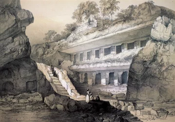 Kannari sic, Widok na jaskinię Durbar