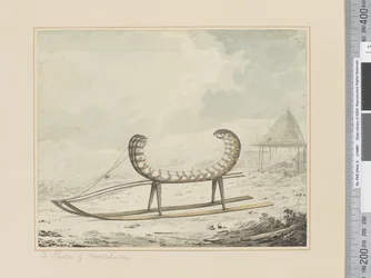 F.40 Sanie Kamczatki, ok.1783-84 (akwarela)