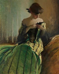 Studium w czerni i zieleni, 1906.