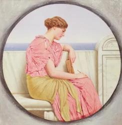 Refleksje, 1918 (wc na papierze)