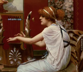 Muse Erato przy jej lirze, 1895
