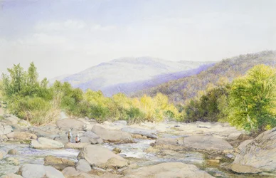 Krajobraz: Widok na Catskill Creek, 1867.