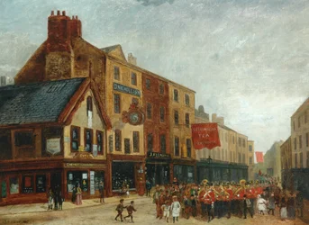 Scena uliczna w Halifax, 1890