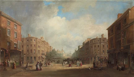 Proponowany plan nowej ulicy, Newcastle, 1831