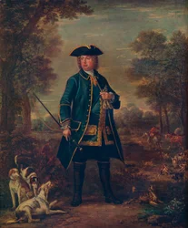 „Sir Robert Walpole z psami”, XVIII w.