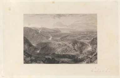 Crook of the Lune, patrząc w kierunku zamku Hornby
