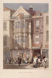 Paul Pindar Tavern, Bishopsgate, Londyn, 1851