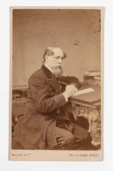 Carte-de-visite Charlesa Dickensa — John i Charles Watkins