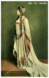 Lily Brayton, brytyjska aktorka, ok. 1900-1919.