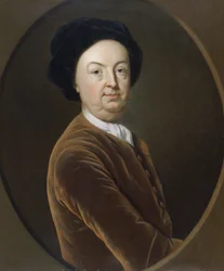 Major John Hanbury (olej na płótnie)