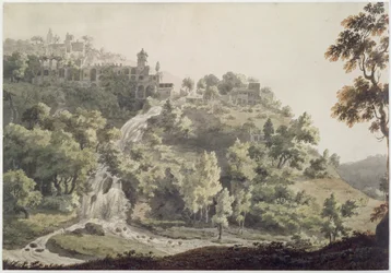 Tivoli: widok willi Mecenasa, 1858 r.