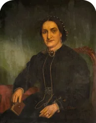 Portret pani George Haynes, 1850-1900.