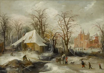 Pejzaż zimowy, ok. 1625-1630 (olej na płótnie)