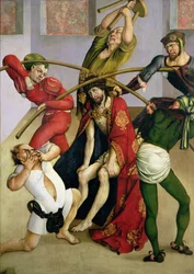 Chrystus w cierniowej koronie (olej na desce)