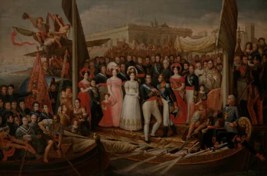 Ferdynand VII schodzi na ląd w Puerto de Santa María