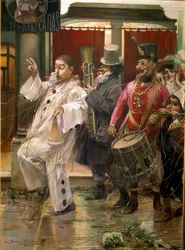 Karnawał w Sewilli, XIX wiek (obraz olejny)