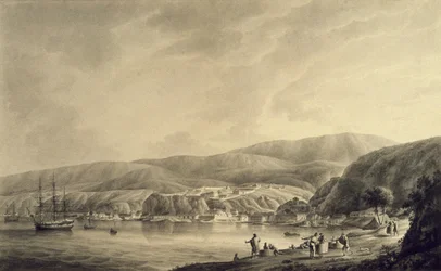 MALASPINA, Alejandro (1754-1809). Włosko-hiszpański nawigator i odkrywca; POZO, Jose del (XVIII wiek). Szczegół. Rysunek. HISZPANIA. MADRYT (WSPÓLNOTA AUTONOMICZNA). Madryt. Muzeum Marynarki Wojennej