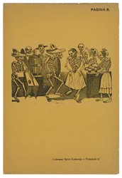 El jarabe de ultratumba, ok. 1910, druk 1943 (fotoreliefa akwaforta z grawerem)