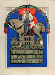 Wystawa jubileuszowa Wiedeń Künstlerhaus, 1908.