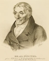 Portret Emanuela-Aloysa Forstera (1748-1823), kompozytora i nauczyciela kontrapunktu (litografia)