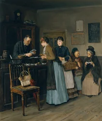 Siostry loteryjne, ok. 1888 (olej na płycie)