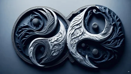 enkaustyczna koncepcja Feng Shui YIN I YANG _05