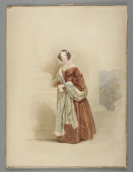 Adelajda Marianna hrabina Stadion von Warthausen (1804-1885), Karolowa Lanckorońska z Brzezia