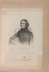 Portret Franciszka Liszta 1811-1886, 1838.