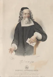 Portret Samuela Oppenheimera 1631-1703 , 1846.