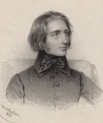 Portret kompozytora Franciszka Liszta 1811-1886, 1838.