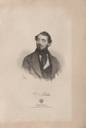 Portret śpiewaka operowego Napoleone Moriani 1808-1878, 1840.