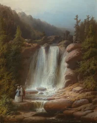 Wodospad Mumlawy w Karkonoszach, 1850-53