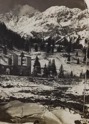 Album "Moja wojna światowa - wspomnienia Frontu Południowo-Zachodniego w Karyntii, Włochy, Trentino-Alto Adige) 31.03.1915-12.11.1918 - Wiedeń Josefa Zohlego": Plöcken (fot. czarno-białe)