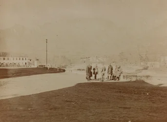 Album "Moja wojna światowa - wspomnienia Frontu Południowo-Zachodniego w Karyntii, Włochy, Trentino-Górna Adyga) 31.03.1915-12.11.1918 - Wiedeń Josefa Zohlego": Santa Giustina (b/w photo)
