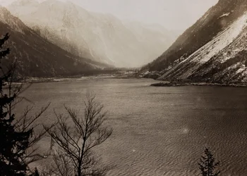 Album "Moja wojna światowa - wspomnienia Frontu Południowo-Zachodniego w Karyntii, Włochy, Trentino-Górna Adyga) 31.03.1915-12.11.1918 - Wiedeń Josefa Zohlego": Tagliamento (zdjęcie czarno-białe)