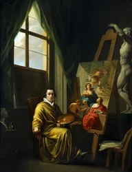 Autoportret w jego pracowni, 1808-1810.