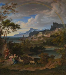 Heroiczny krajobraz z tęczą, 1824.