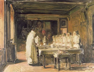 Siostry Hospicjum de Beaune Witające Łaskę, koniec XIX wieku