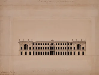 Wschodni front Langley Hall w Kent