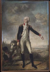 Portret Gilberta Motiera markiza de La Fayette (1757-1834), autorstwa Boze, Josepha (1745-1826). olej na płótnie, ok. 1785. Park pamięci Mount Vernon
