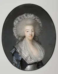 Księżniczka Maria Teresa Sabaudii 1756-1805, hrabina Artois, 1785.