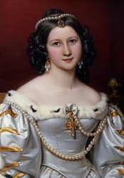 Portret Charlotte Malarstwo Josepha Karla Stielera (1781-1858)