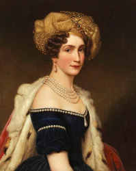 Księżniczka Augusta Bawarska (1788-1851), księżna Leuchtenberg, ok. 1825 (olej na płótnie)