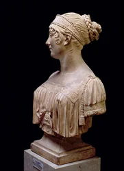 Popiersie portretowe Jeanne Delhorme, 1802 (terakota)