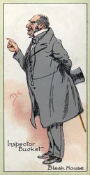 Inspektor Bucket, z „Ponurego domu”, autorstwa Charlesa Dickensa, 1923